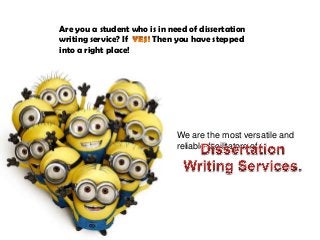 Are you a student who is in need of dissertation
writing service? If Then you have stepped
into a right place!
We are the most versatile and
reliable facilitators of
 