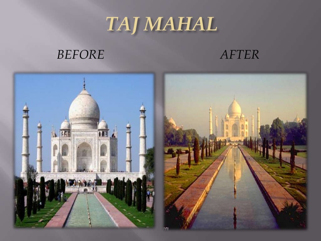ACID rain & effects on taj mahal