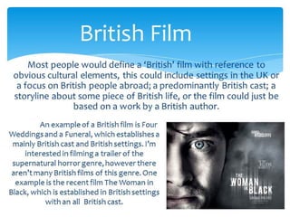 What is a British film? 