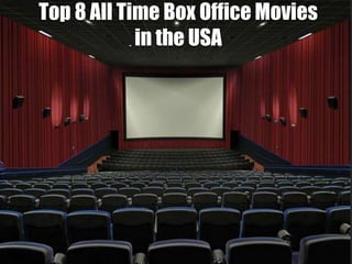 Top 8 All Time Box Office Movies
in the USA

 