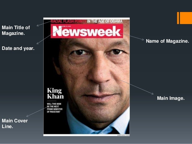 magazine title