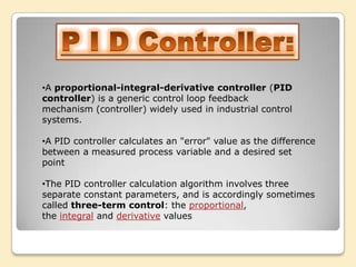 p i d controller | PPTX