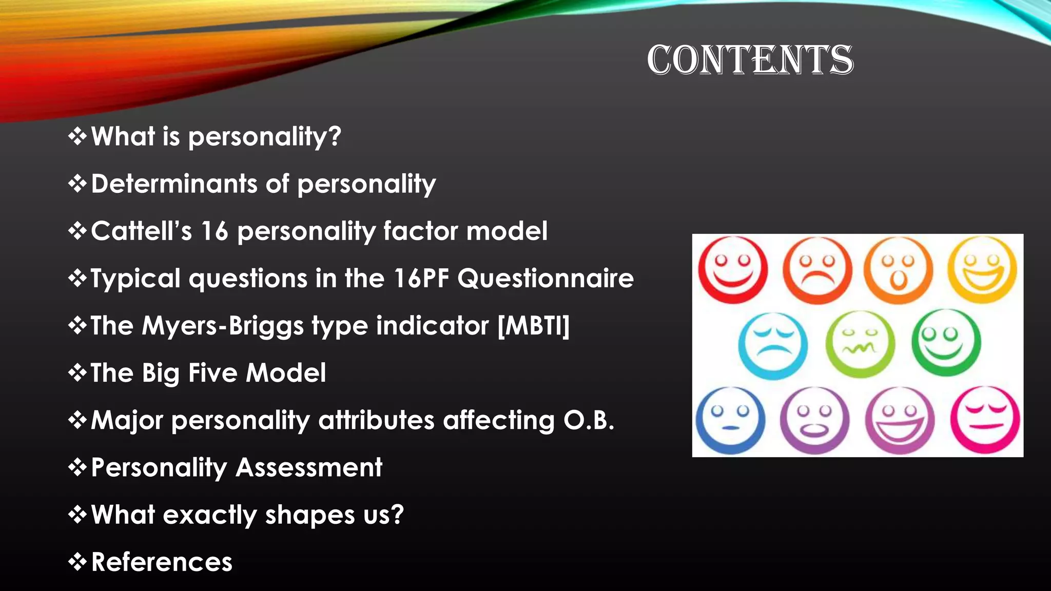 An Insight to Personality | PPTX