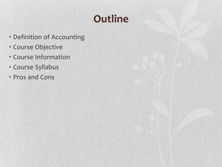 accounting internship | PPTX