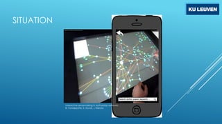 SITUATION

Interactive sensemaking in Authorship networks
B. Vandeputte, E. Duval, J. Klerckx

 