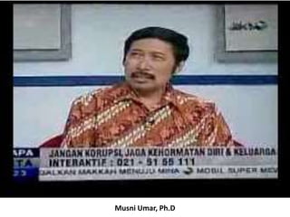Musni Umar, Ph.D

 