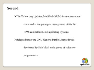 rpm’s problem:rpm tool requires dependency resolutionprogram x depends on library y