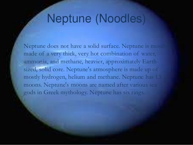 what is neptune made of