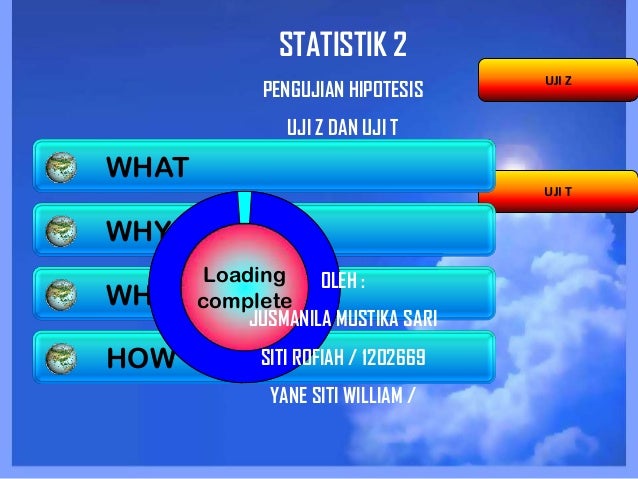 Uji Z Dan Uji T Uji Z Dan Uji T