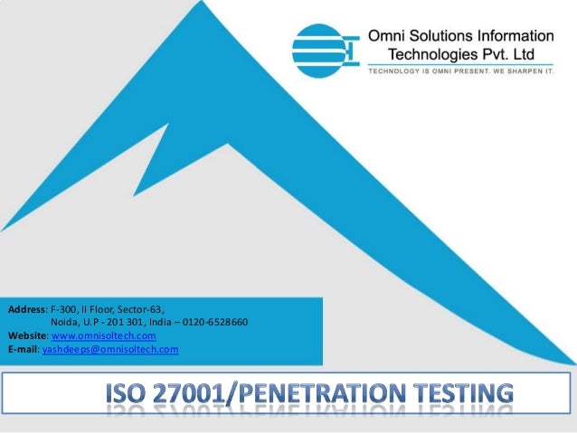 Penetration Testing - Omni Solutions Information Technologies Pvt. Lt…