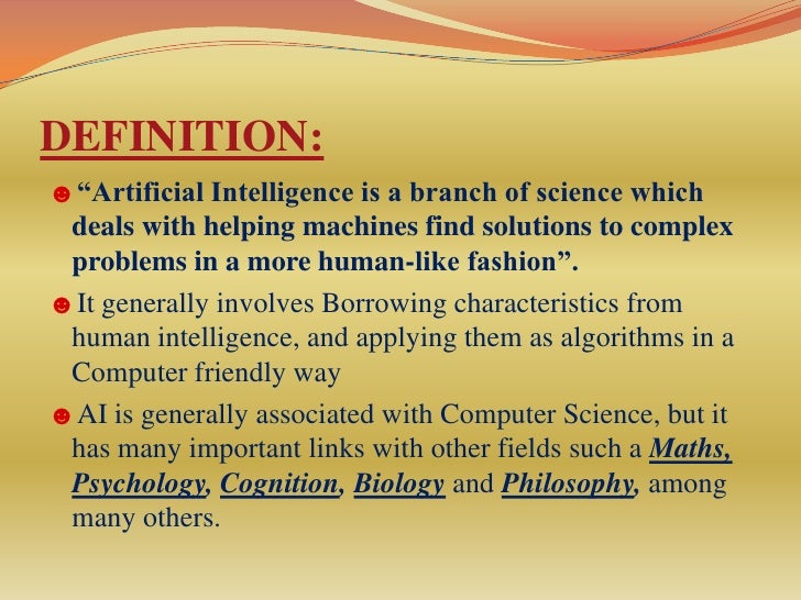 Artificial Intelligence