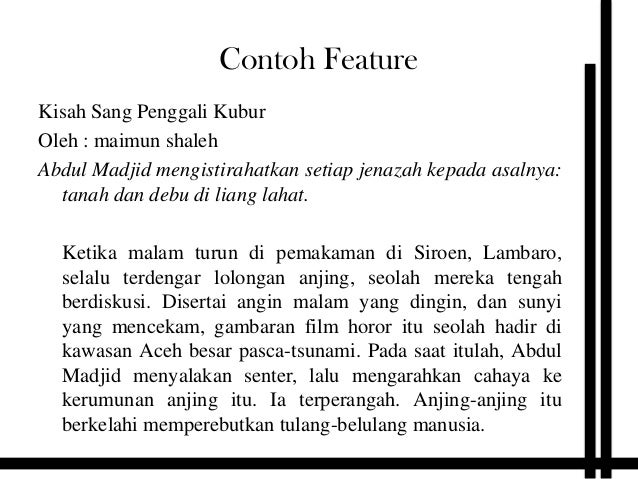 Contoh artikel feature Berikut adalah Data Percobaan Pengaruh Pengolahan Tanah dan Pupuk Organik terhadap Indeks Stabilitas Agregat. Contoh artikel feature Subject dan Judul Email Harus Jelas.
