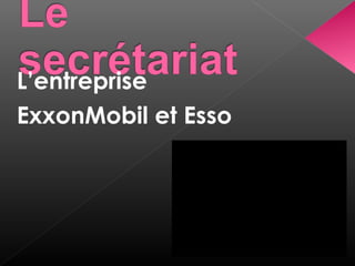 L’entreprise
ExxonMobil et Esso

 