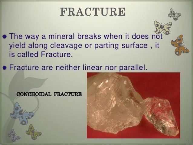 The Tendency Of Minerals To Break Along Smooth Flat Surfaces Is Called MINERALS