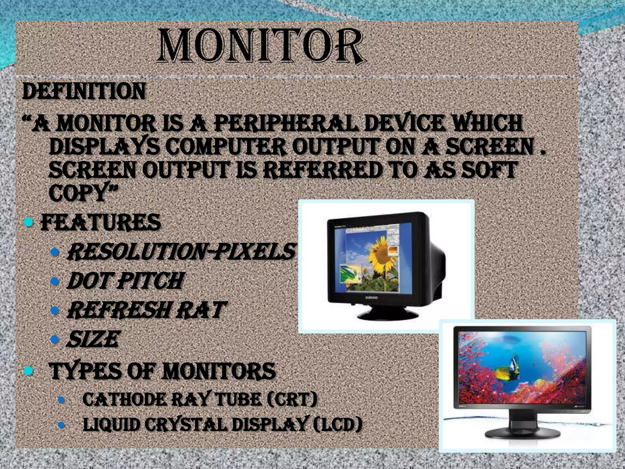 Presentation on Input and Output Devices | PPT