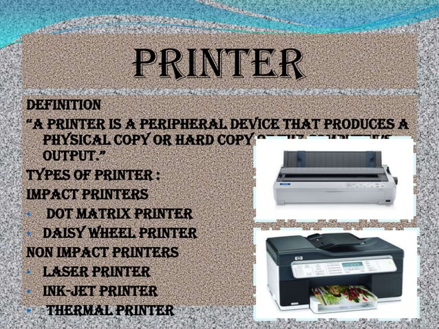 Presentation on Input and Output Devices | PPT