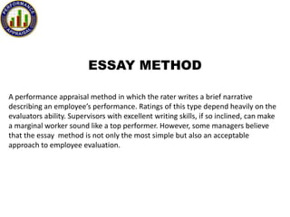 performance appraisal reliance | PPTX