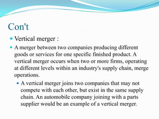 merger and equisition | PPTX