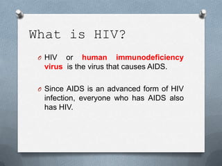 HIV/AIDS REPORT MT LAWS | PPT