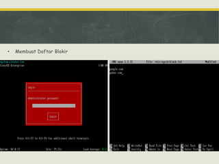 •

Membuat Daftar Blokir

 