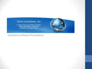 Compliance Software Presentation

 