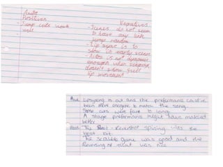 Question 3 - Feedback