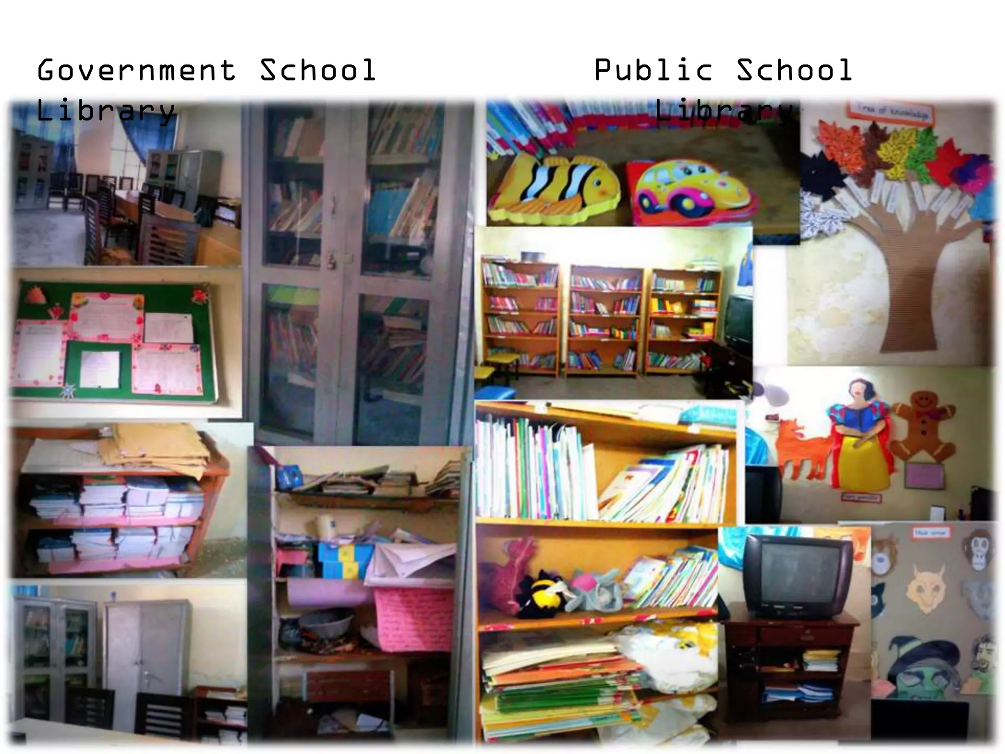 Government School
Library
Public School
Library