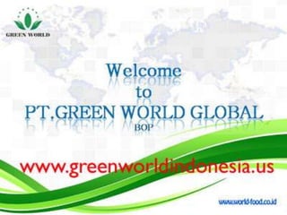 Marketing Plan Greenworldindonesia.us
