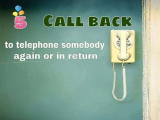 11 Telephone Phrases