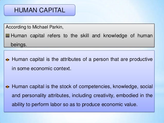 Human Capital