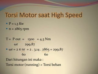 mengatur kecepatan motor induksi dengan mengubah jumlah kutub | PPTX