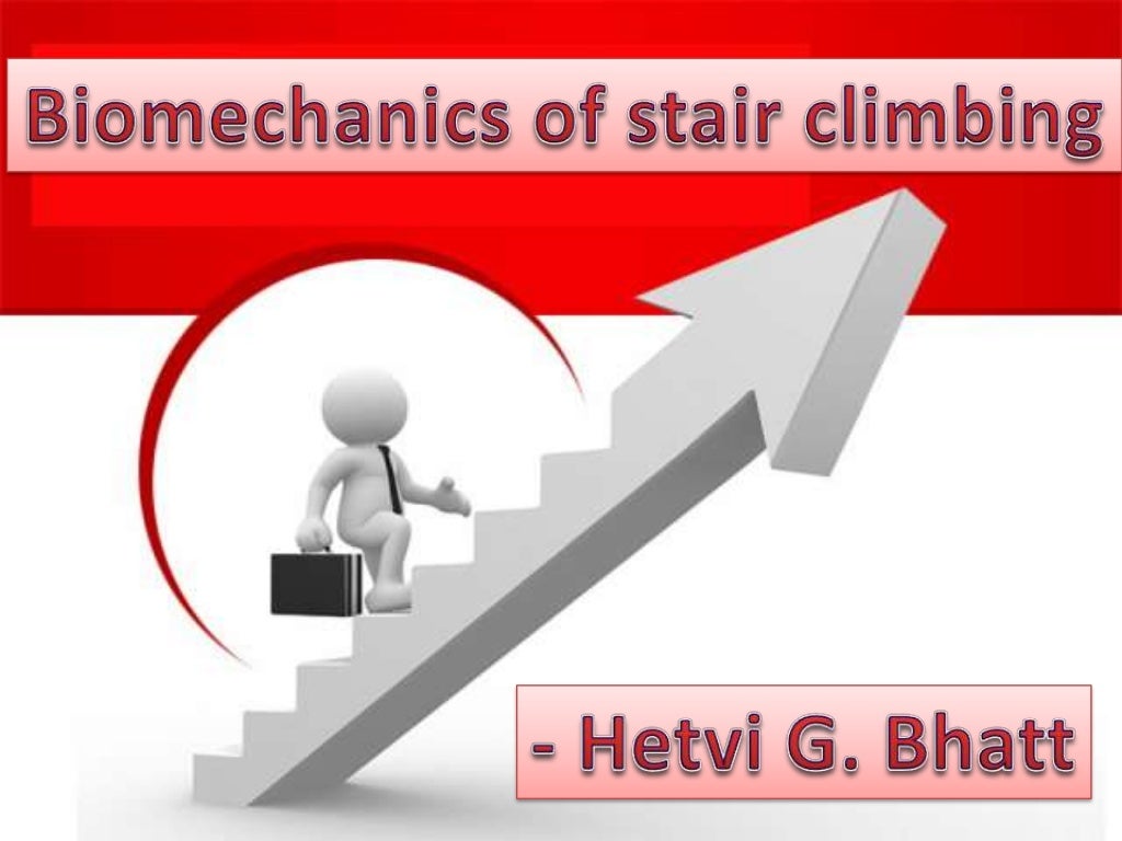 biomechanics of stair climbing