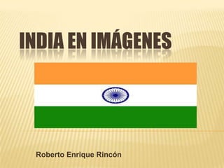 INDIA EN IMÁGENES
Roberto Enrique Rincón
 