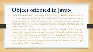about java | PPTX