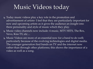 History of Music Video 