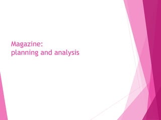 Magazine:
planning and analysis
 