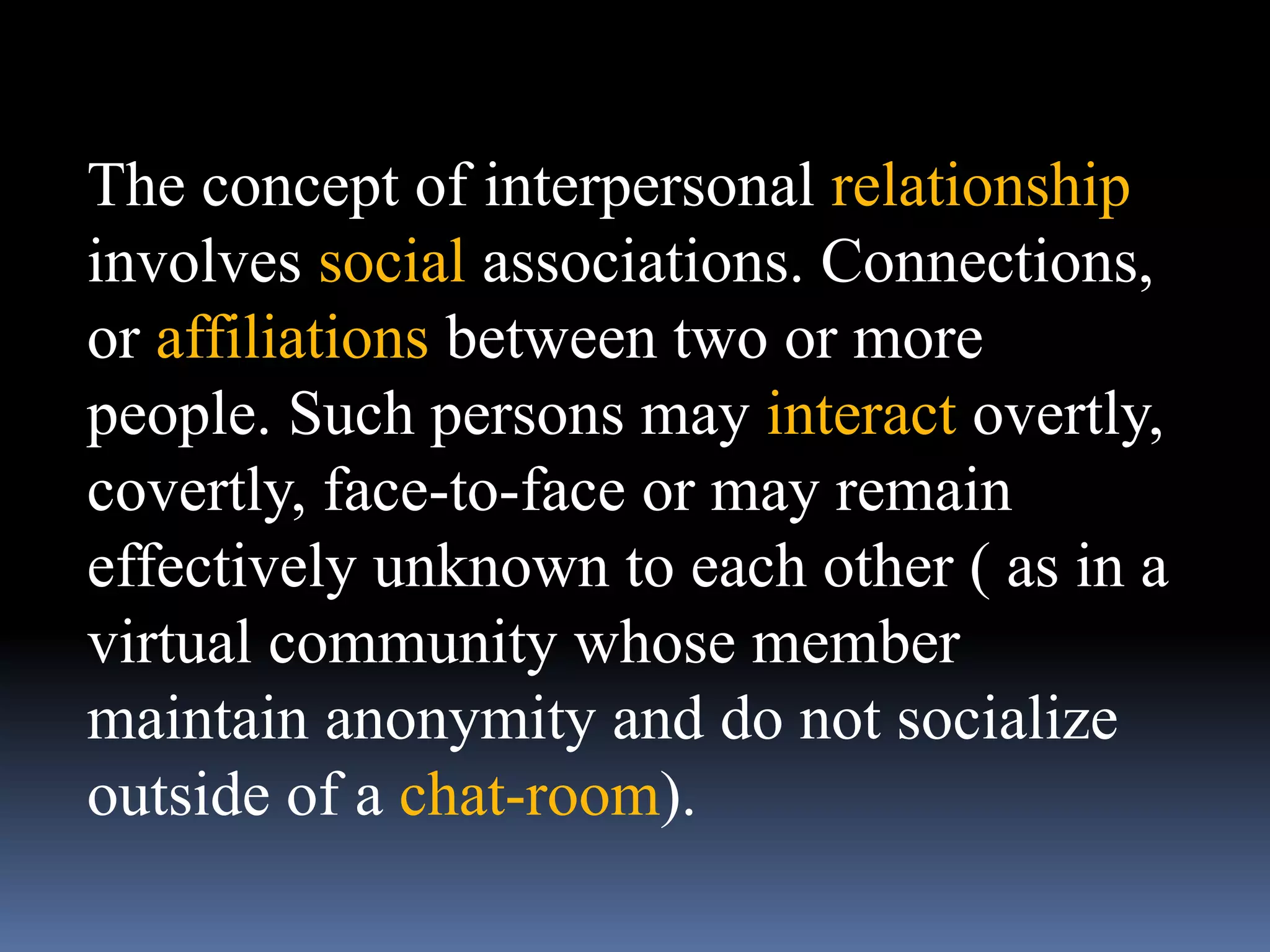 INTERPERSONAL RELATIONSHIP AND LEADERSHIP | PPTX