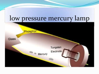 low pressure mercury lamp
 
