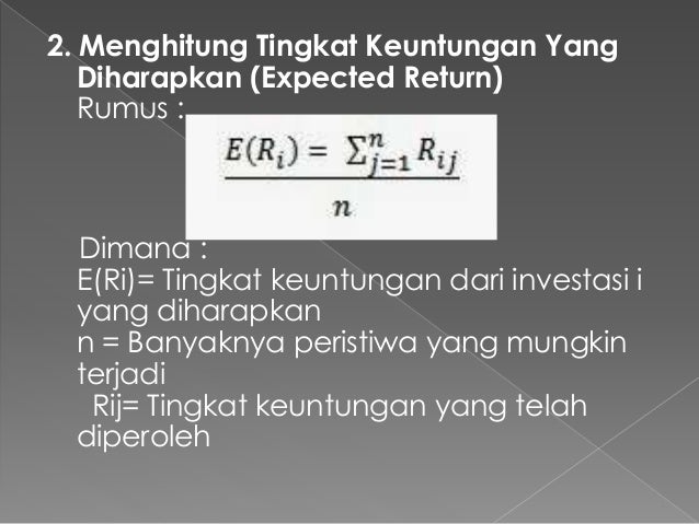 Analisis Investasi Dan Manajemen Portofolio Dan Perekonomian Indonesia