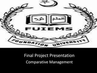 `
Final Project Presentation
Comparative Management
 