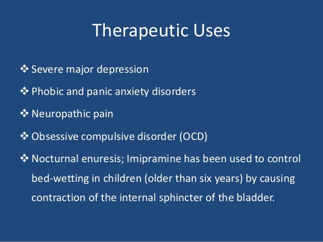 tofranil for anxiety disorder