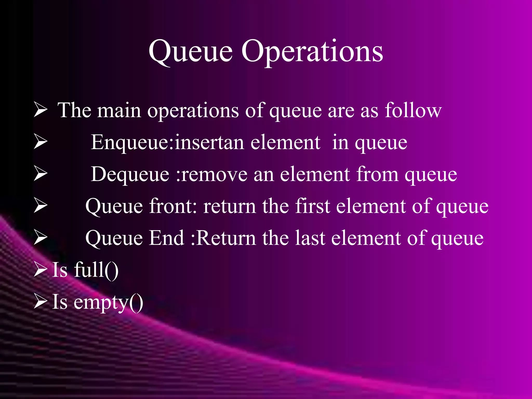 QUEUE | PPTX | Computing | Technology & Computing