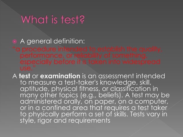 Testing for Language Teachers Arthur Hughes | PPTX | Standardized ...