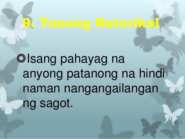 Mga Uri Ng Tayutay