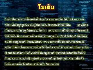 อุปกรณ์เครือข่ายคอมพิวเตอร์