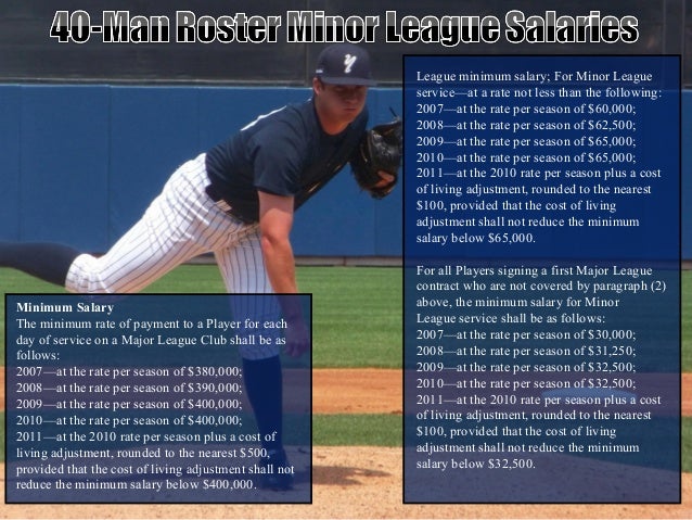 Minor League Baseball Player Salaries vs Expense | 2010 ...