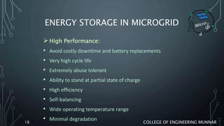 MicroGrid and Energy Storage System COMPLETE DETAILS NEW PPT | PPSX