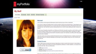 Mahara and Other E-portfolio Examples