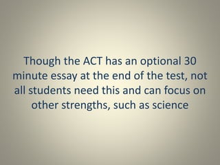 SAT vs ACT | PPTX