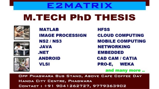 Phd thesis of mechanical engineering